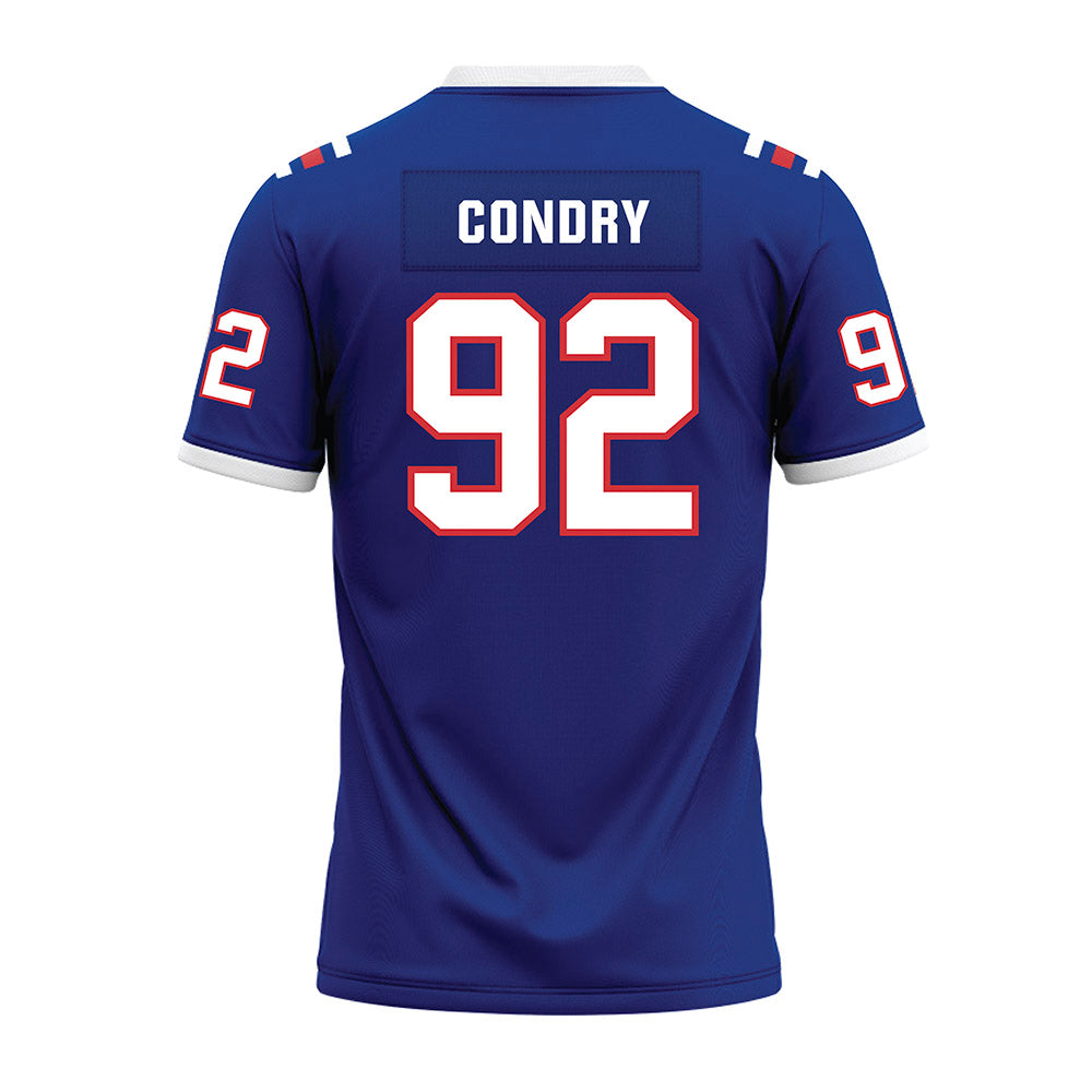 LA Tech - NCAA Football : Sterling Condry - Premium Football Jersey-1