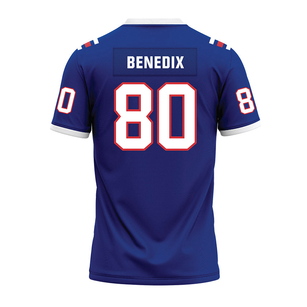 LA Tech - NCAA Football : Dane Benedix - Premium Football Jersey-1