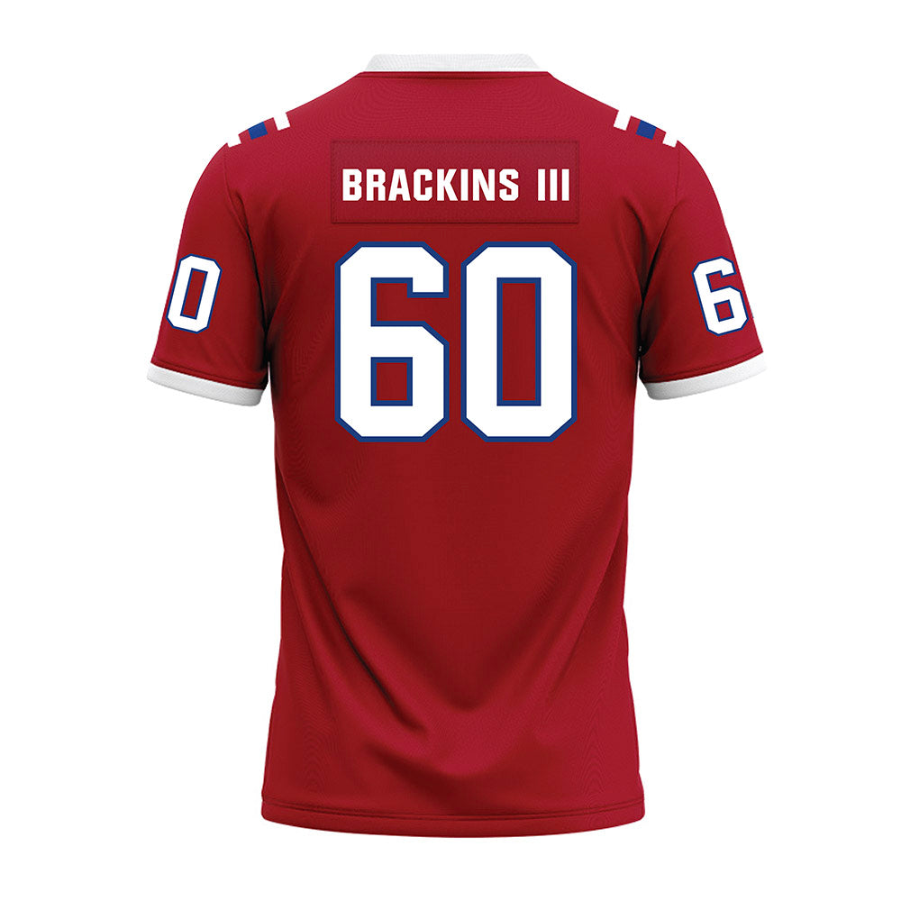 LA Tech - NCAA Football : Roy Brackins III - Red Premium Football Jersey