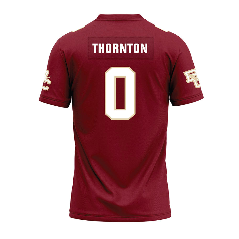 Boston College - NCAA Football : Omar Thornton - Premium Football Jersey-1