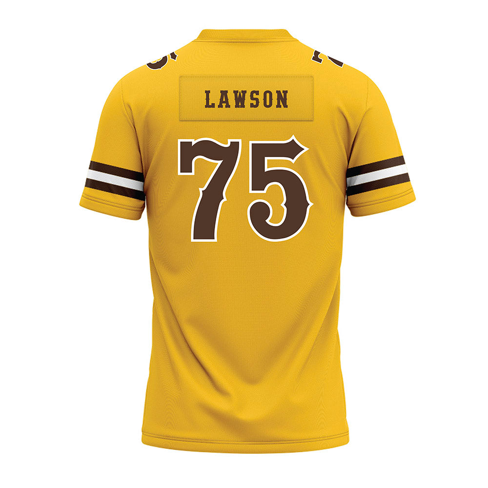 Wyoming - NCAA Football : Cooper Lawson - Premium Football Jersey-1