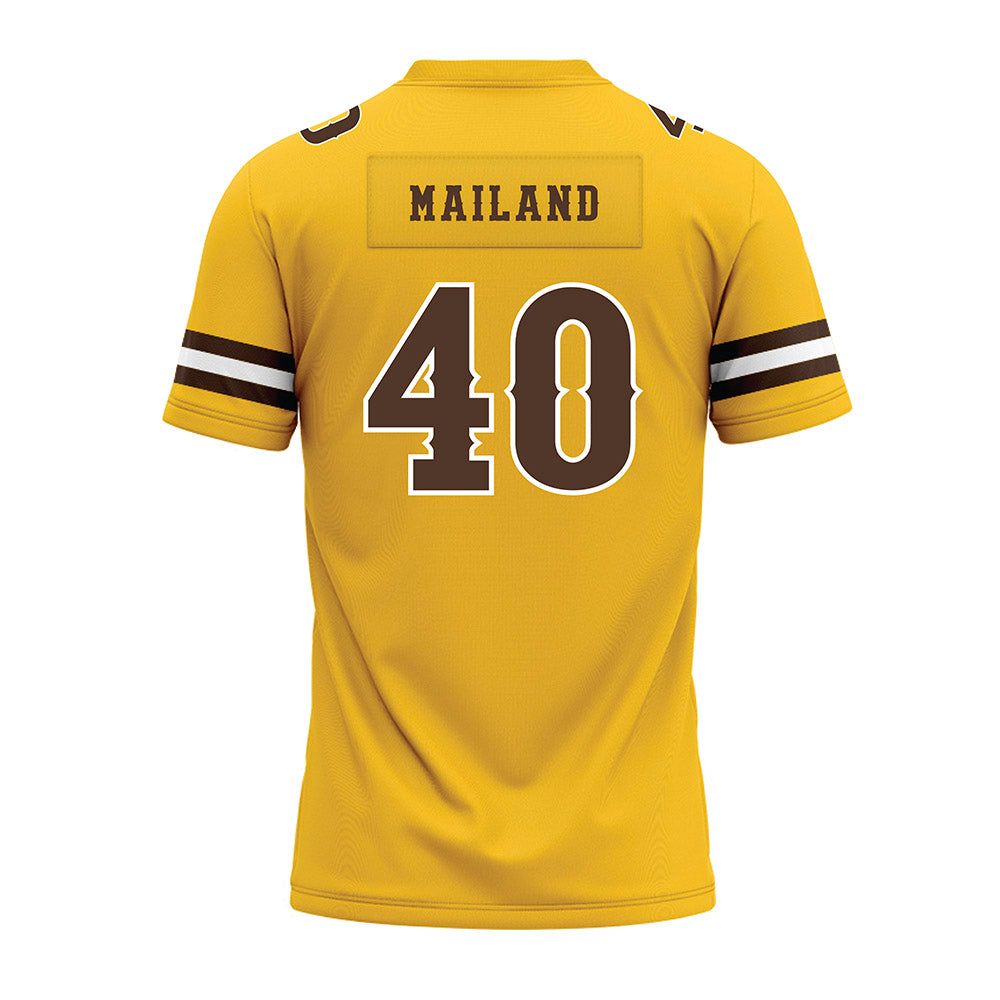 Wyoming - NCAA Football : Cooper Mailand - Premium Football Jersey
