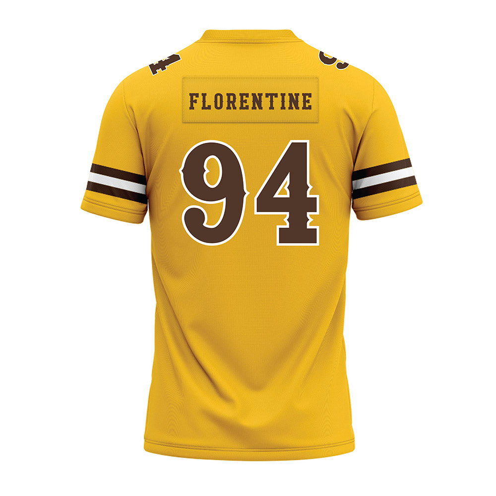 Wyoming - NCAA Football : Ben Florentine - Premium Football Jersey
