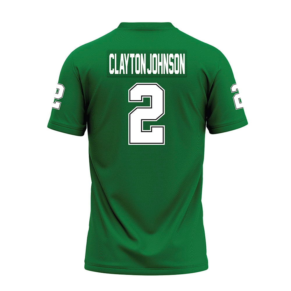 North Texas - NCAA Football : Shaadie Clayton-Johnson - Premium Football Jersey-1