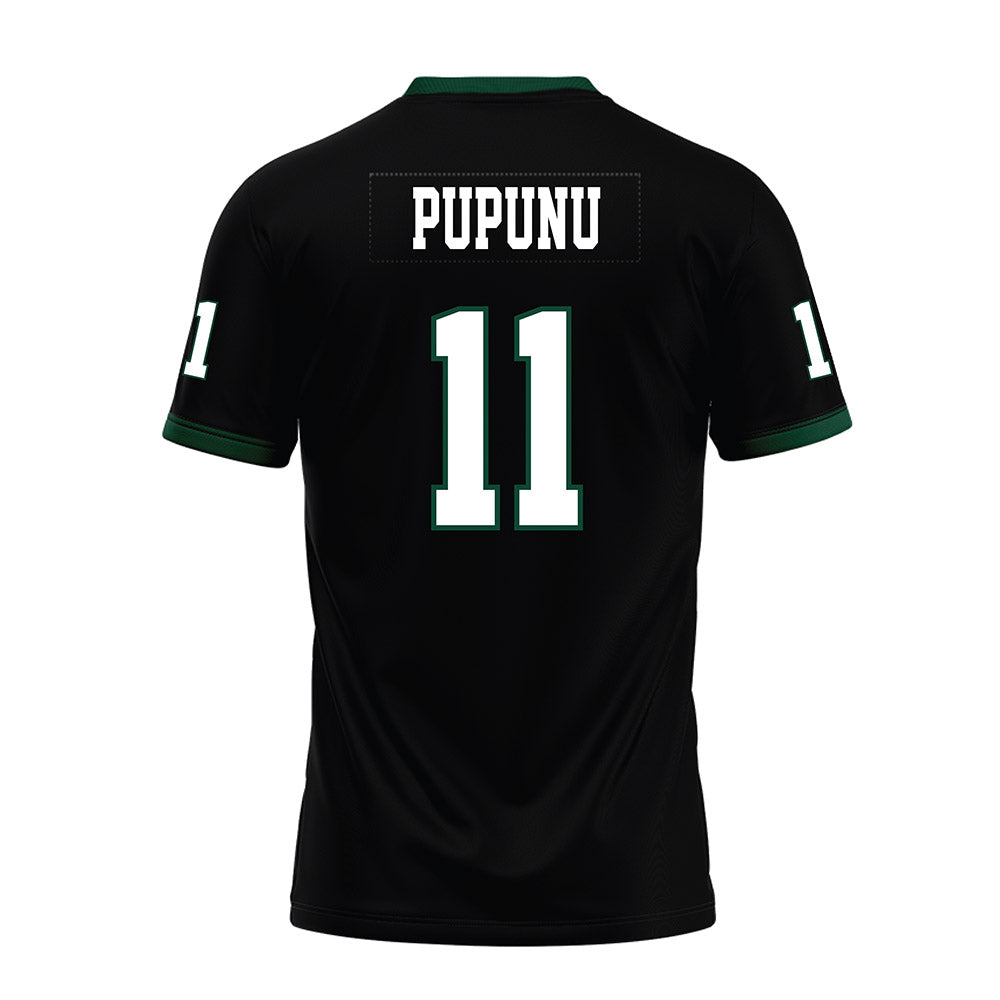 Hawaii - NCAA Football : Karsyn Pupunu - Black Premium Football Jersey-1