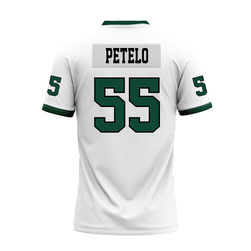 Hawaii - NCAA Football : Zoram Petelo - White Football Jersey-1