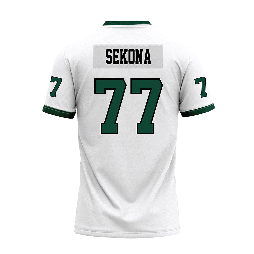 Hawaii - NCAA Football : Jamar Sekona - White Football Jersey-1