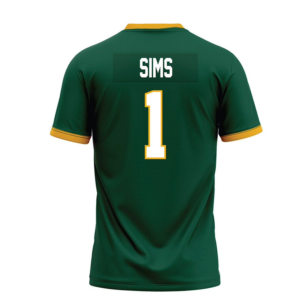 William & Mary - NCAA Football : Tariq Sims - Premium Football Jersey-1