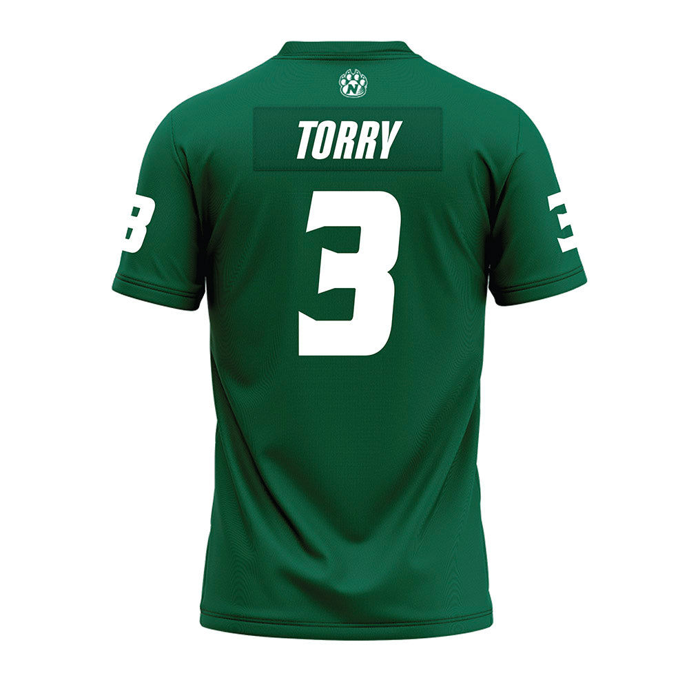 Northwest Missouri State - NCAA Football : Jackson Torry - Green Premium Football Jersey-1
