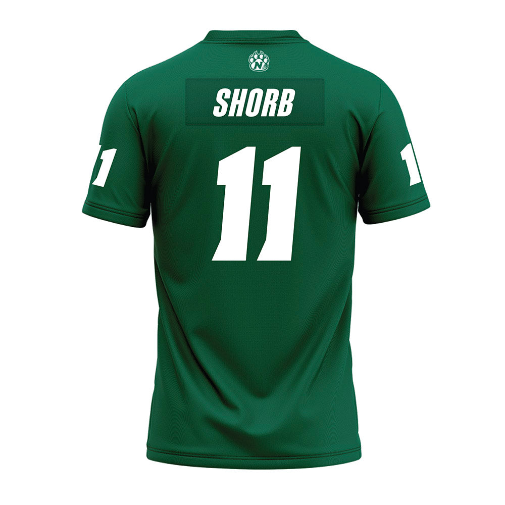 Northwest Missouri State - NCAA Football : Mason Shorb - Green Premium Football Jersey-1