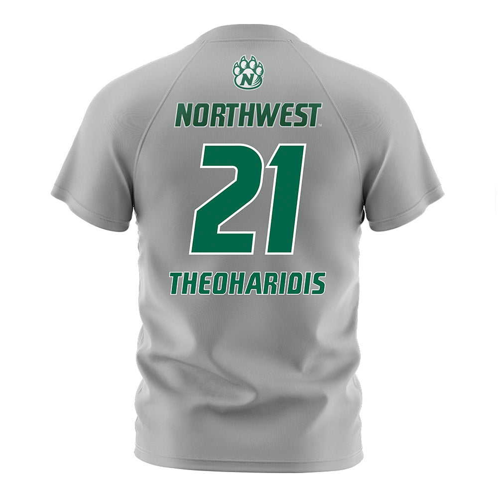 Northwest Missouri State - NCAA Women's Soccer : Ekaterina Theoharidis - Grey Soccer Jersey-1