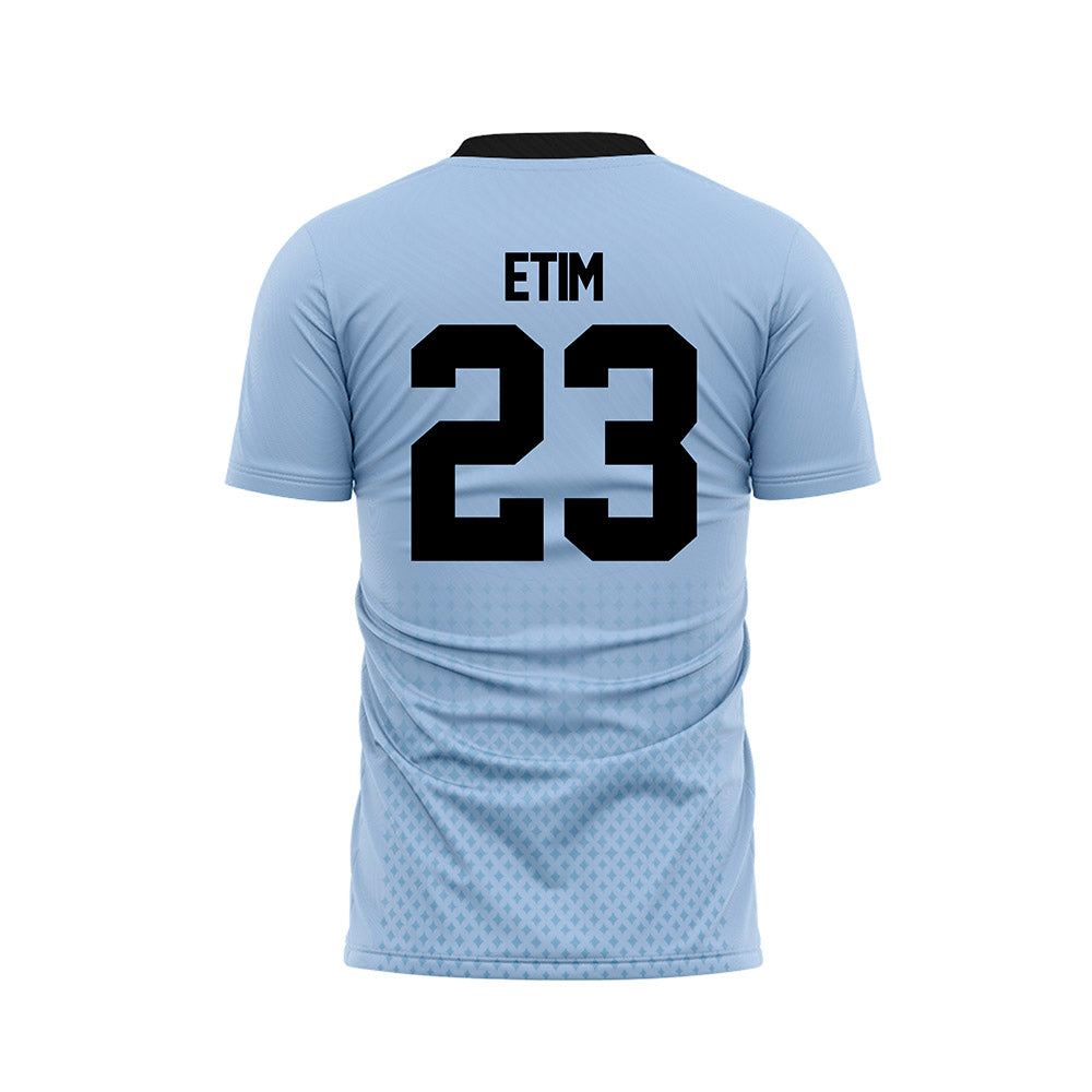 Central Florida - NCAA Women's Soccer : Edidiong Etim - Blue Soccer Jersey-1