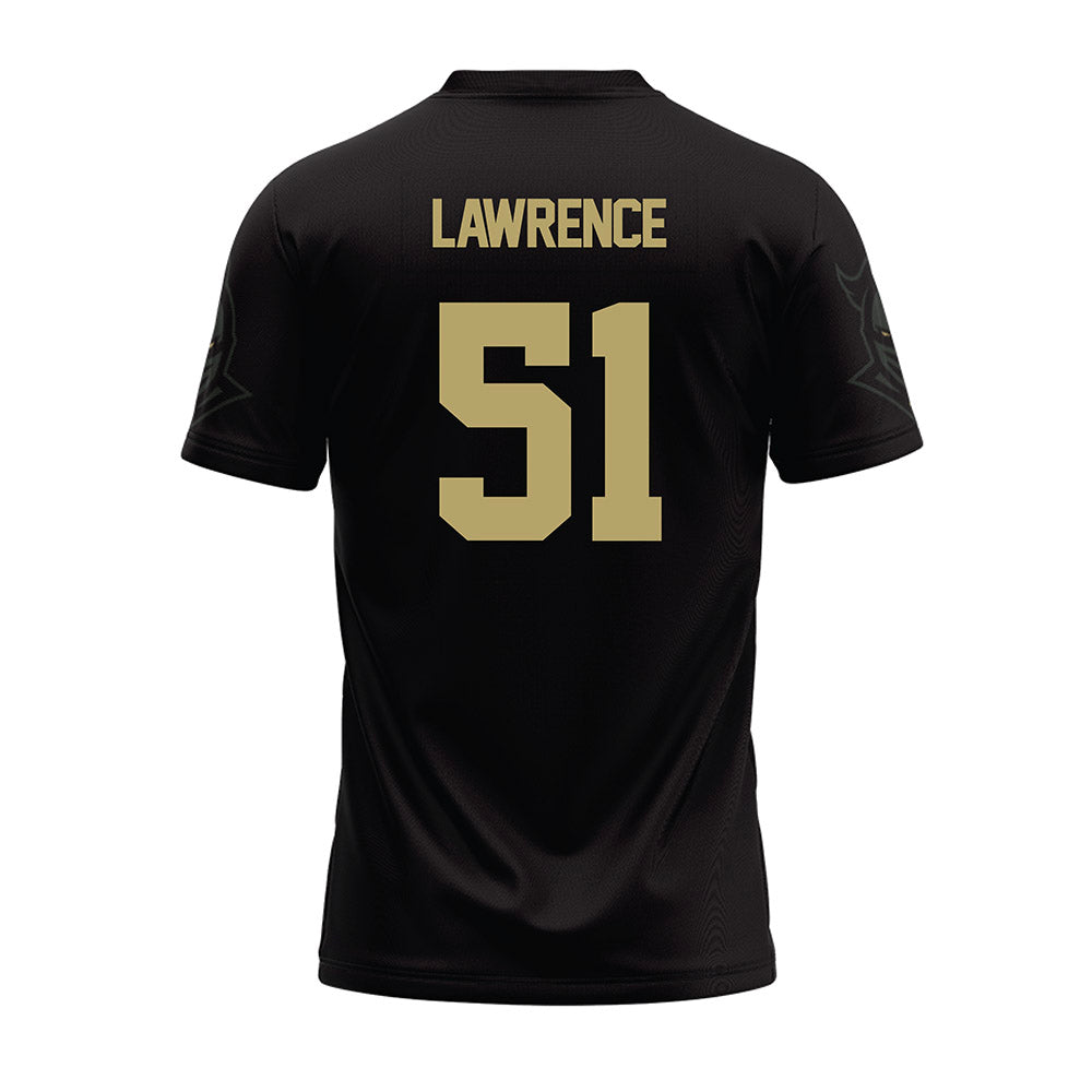 Central Florida - NCAA Football : Malachi Lawrence - Black Football Jersey-1
