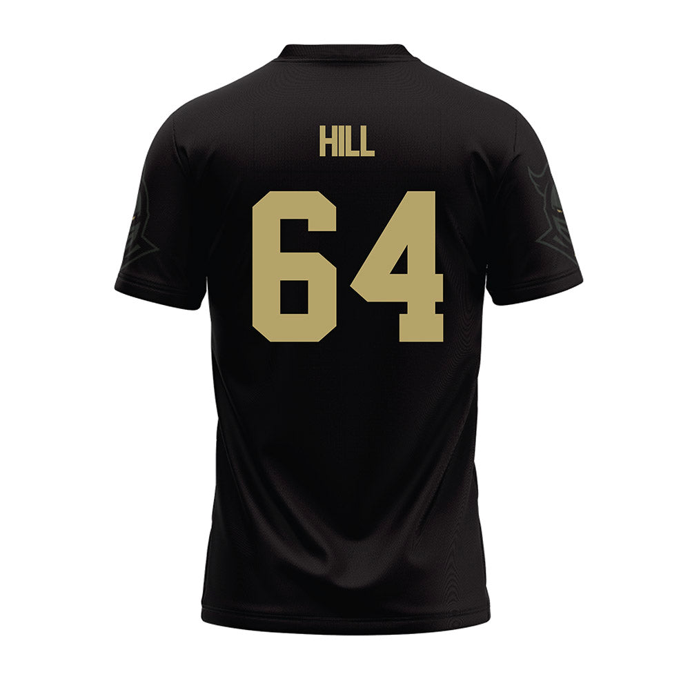 - NCAA Football : Shaheem Hill - Black Football Jersey-1