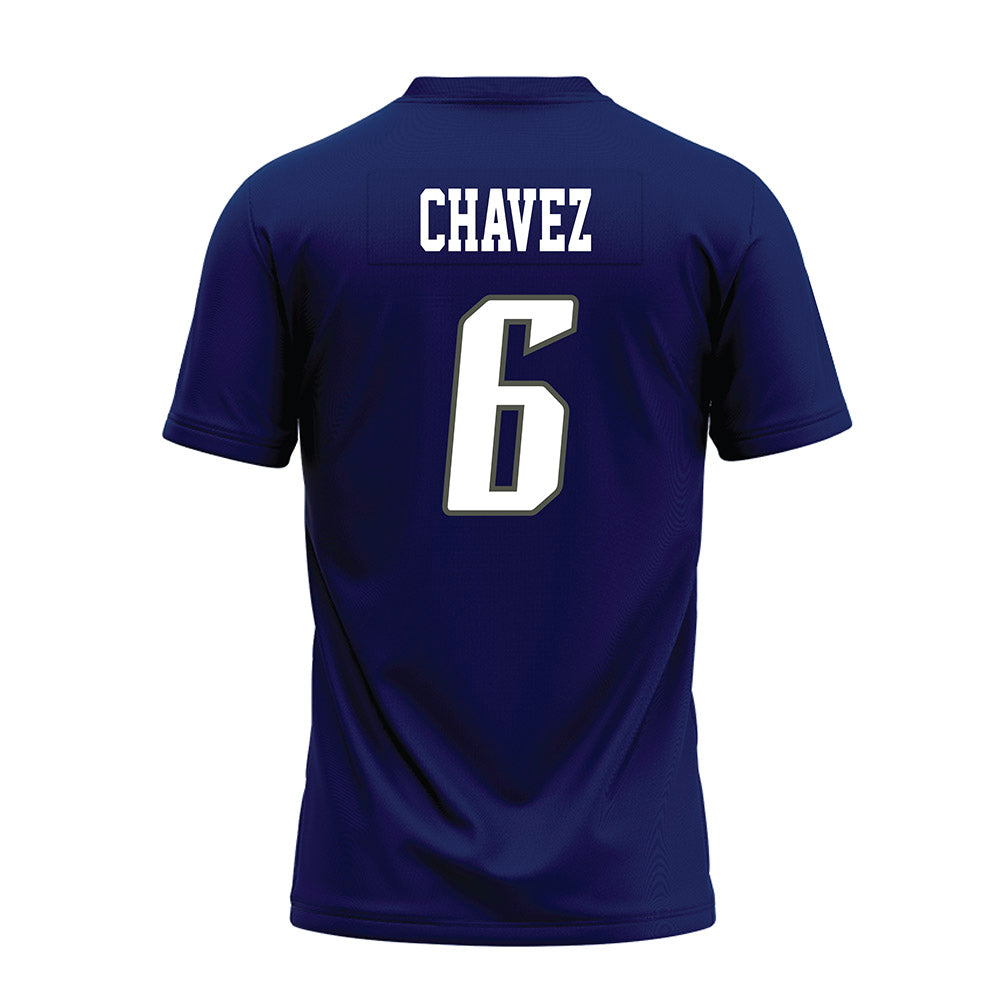 Rice - NCAA Football : Jo Chavez - Navy Blue Premium Football Jersey-1