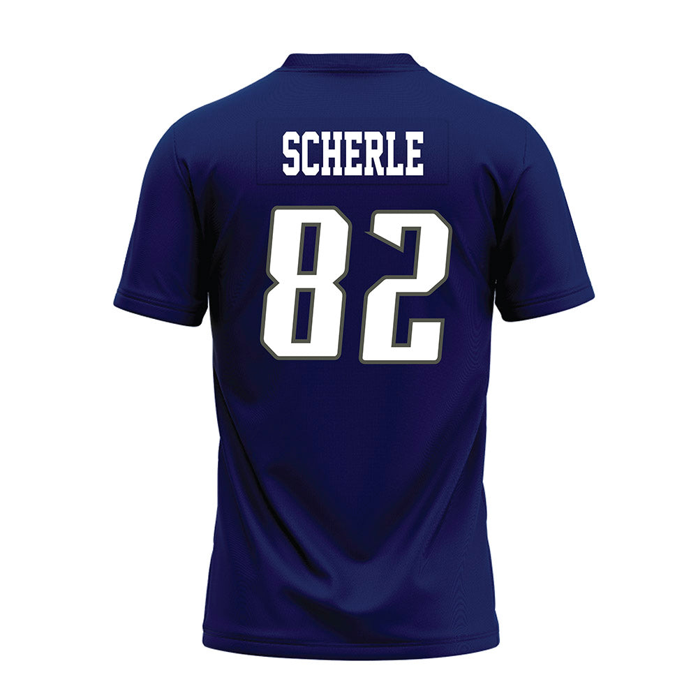 Rice - NCAA Football : Alexander Scherle - Navy Blue Premium Football Jersey-1