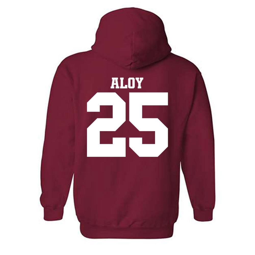 Arkansas - NCAA Baseball : Kuhio Aloy - Classic Shersey Hooded Sweatshirt-1