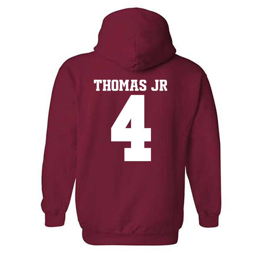 Arkansas - NCAA Baseball : Justin Thomas jr - Classic Shersey Hooded Sweatshirt