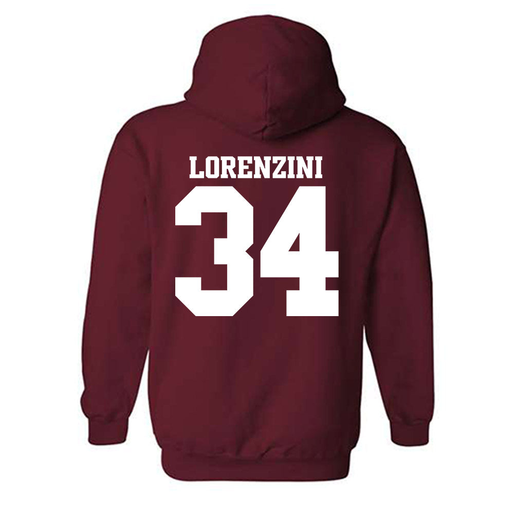 Arkansas - NCAA Baseball : Joey Lorenzini - Classic Shersey Hooded Sweatshirt-1