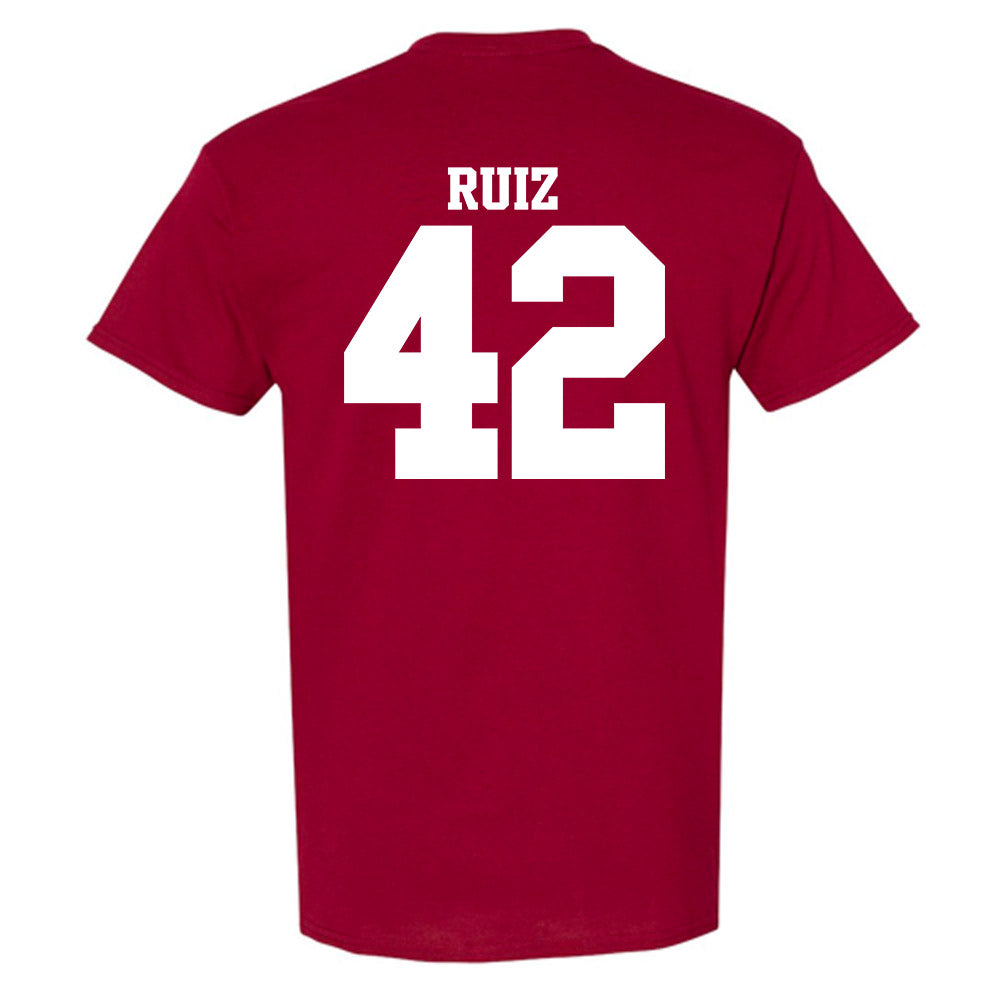 Arkansas - NCAA Baseball : Damian Ruiz - Classic Shersey T-Shirt-1