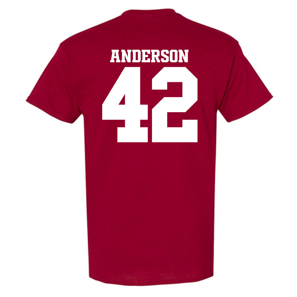 Arkansas - NCAA Baseball : Michael Anderson - Classic Shersey T-Shirt-1