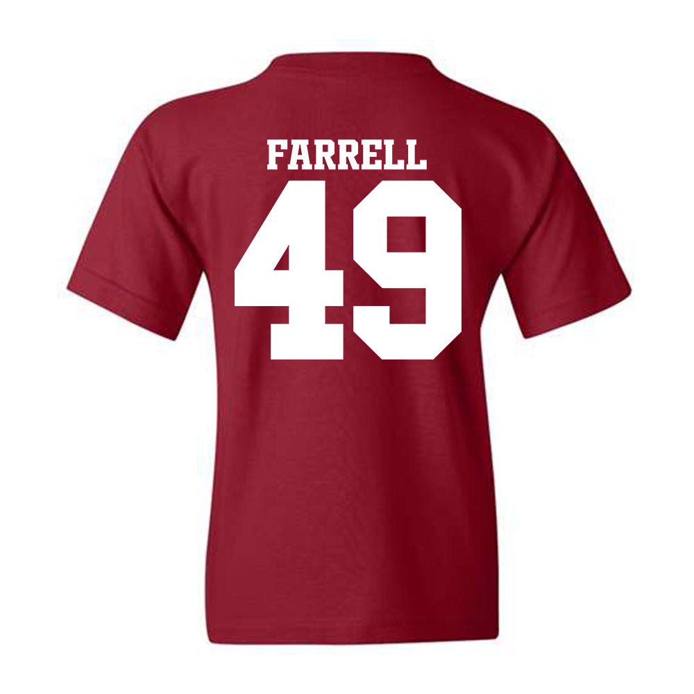 Arkansas - NCAA Baseball : Jackson Farrell - Classic Shersey Youth T-Shirt