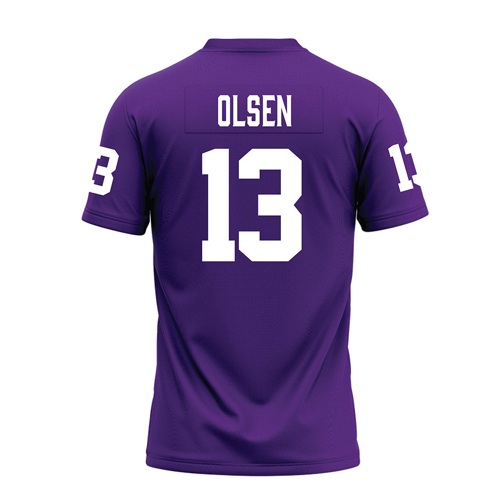 Furman - NCAA Football : Ian Olsen - Premium Football Jersey-1