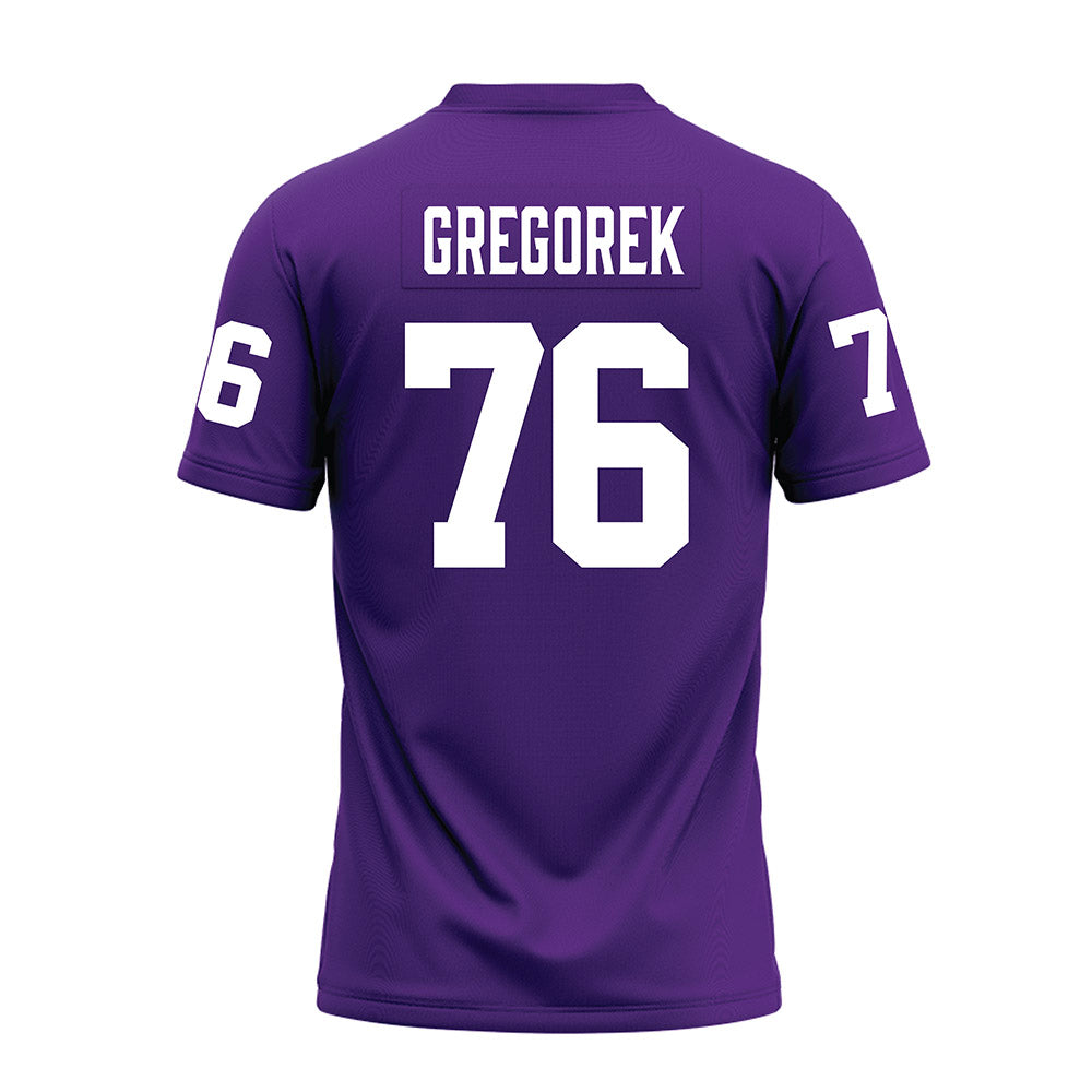 Furman - NCAA Football : Chase Gregorek - Premium Football Jersey-1