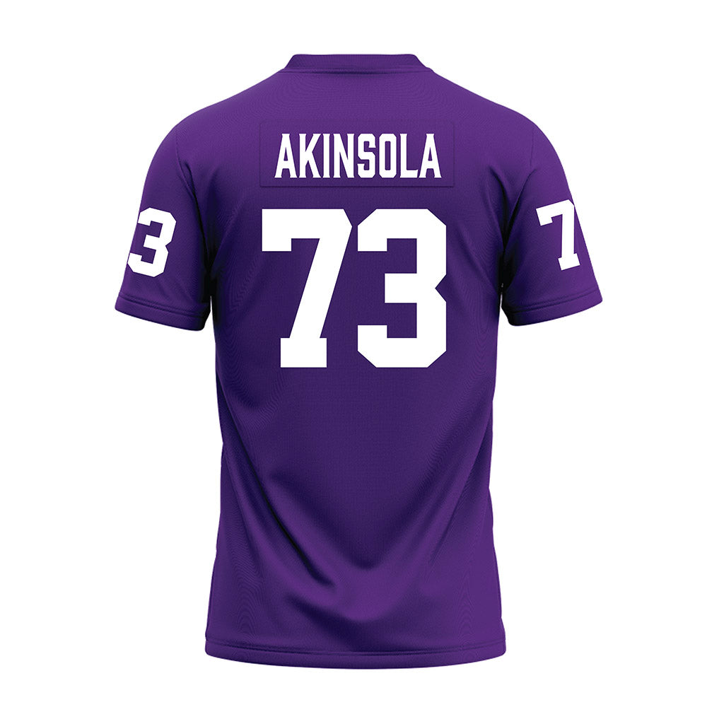 Furman - NCAA Football : Noah Akinsola - Premium Football Jersey-1