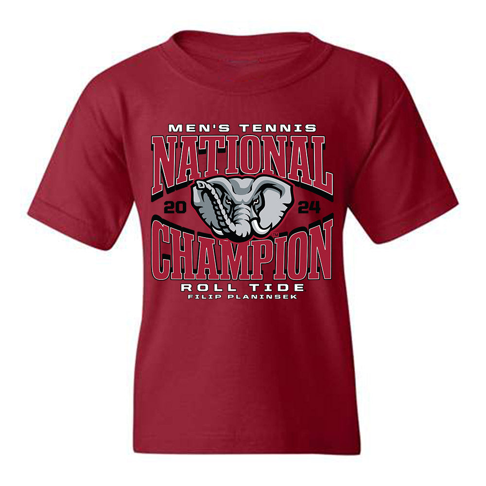 Alabama - NCAA Men's Tennis : Filip Planinsek - Youth T-Shirt