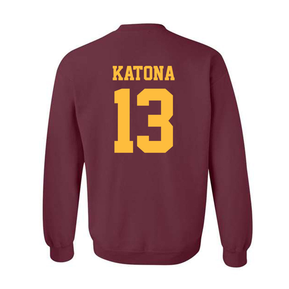 UMN Duluth - NCAA Men's Basketball : Nick Katona - Classic Shersey Crewneck Sweatshirt-1