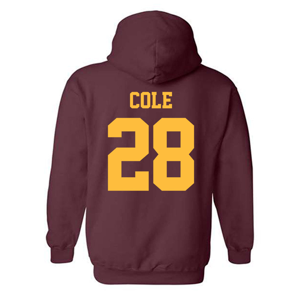 UMN Duluth - NCAA Baseball : Ethan Cole - Classic Shersey Hooded Sweatshirt-1