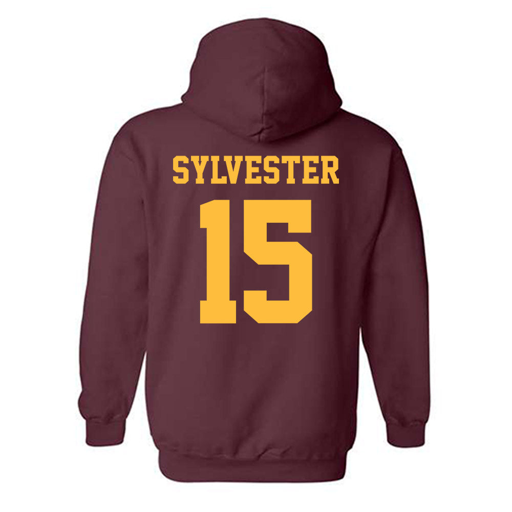 UMN Duluth - NCAA Football : Alex Sylvester - Classic Shersey Hooded Sweatshirt-1