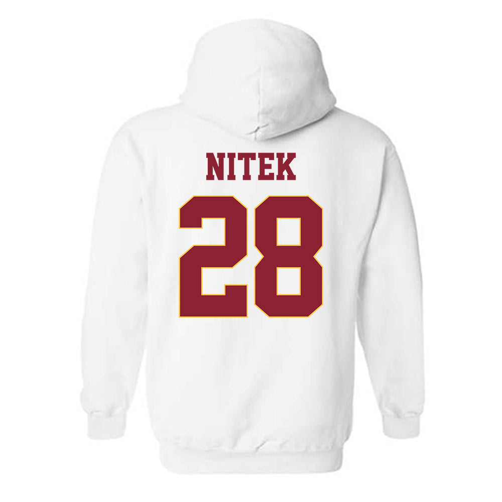 UMN Duluth - NCAA Football : Trent Nitek - Classic Shersey Hooded Sweatshirt-1
