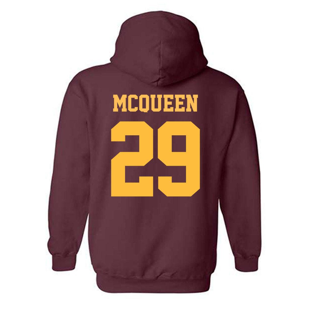 UMN Duluth - NCAA Football : Preston McQueen - Classic Shersey Hooded Sweatshirt-1