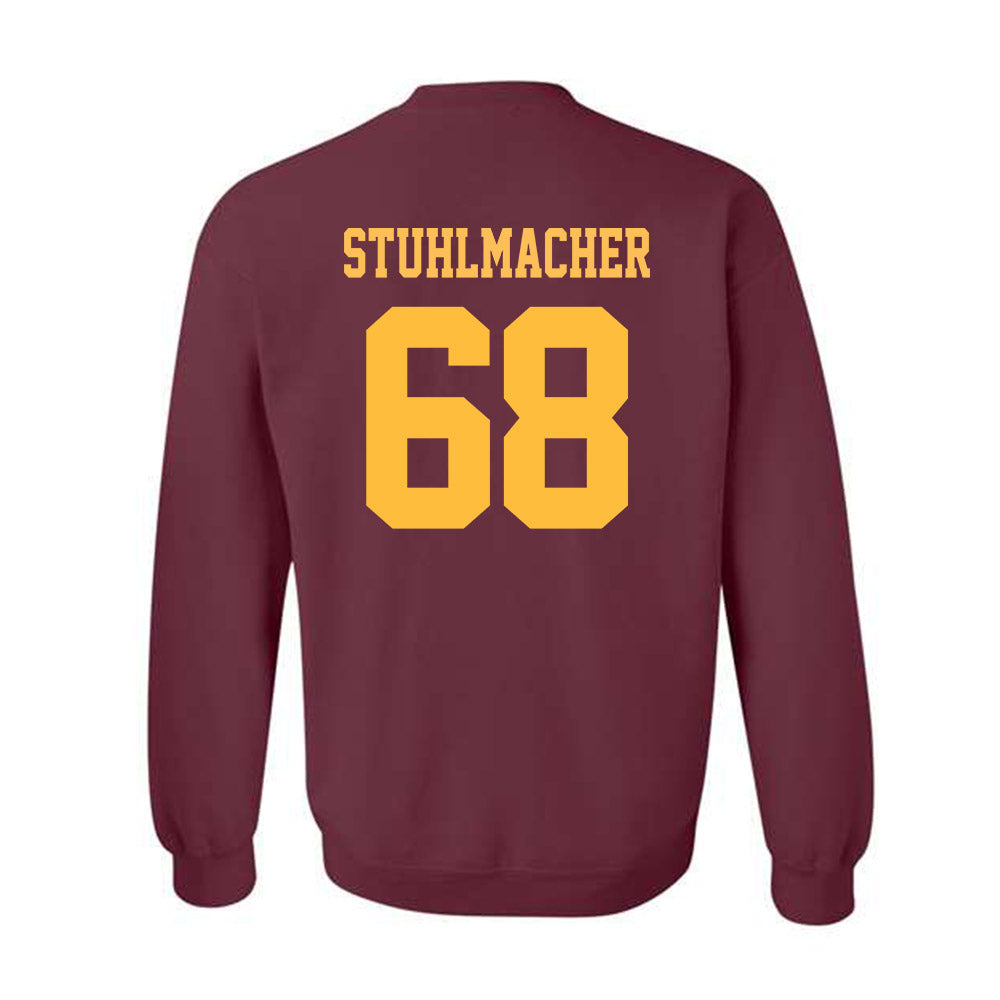 UMN Duluth - NCAA Football : Max Stuhlmacher - Classic Shersey Crewneck Sweatshirt-1