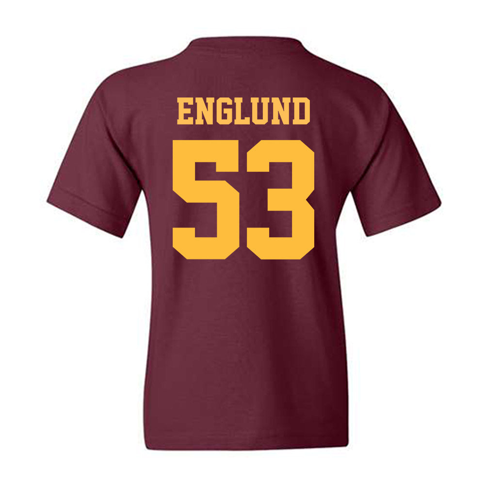 UMN Duluth - NCAA Football : Oliver Englund - Classic Shersey Youth T-Shirt-1
