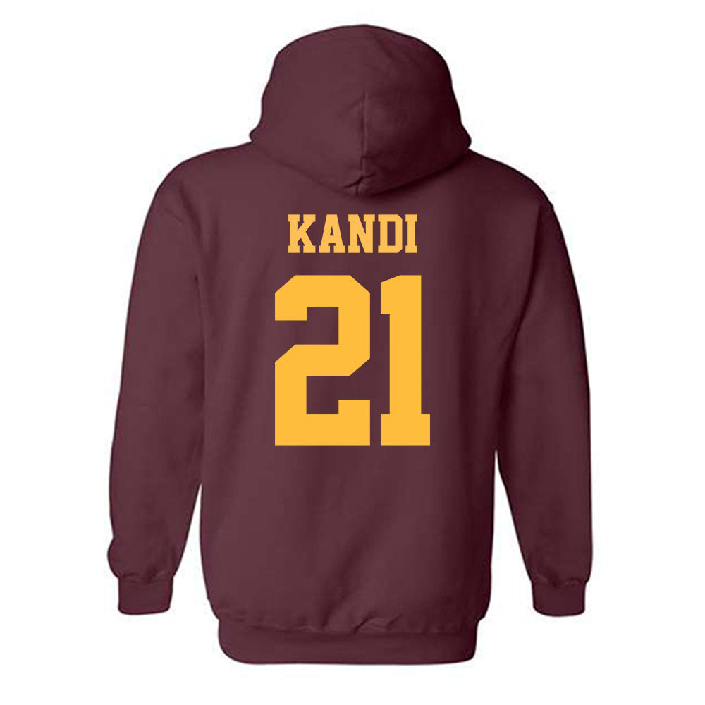 UMN Duluth - NCAA Baseball : Nikhil Kandi - Classic Shersey Hooded Sweatshirt-1