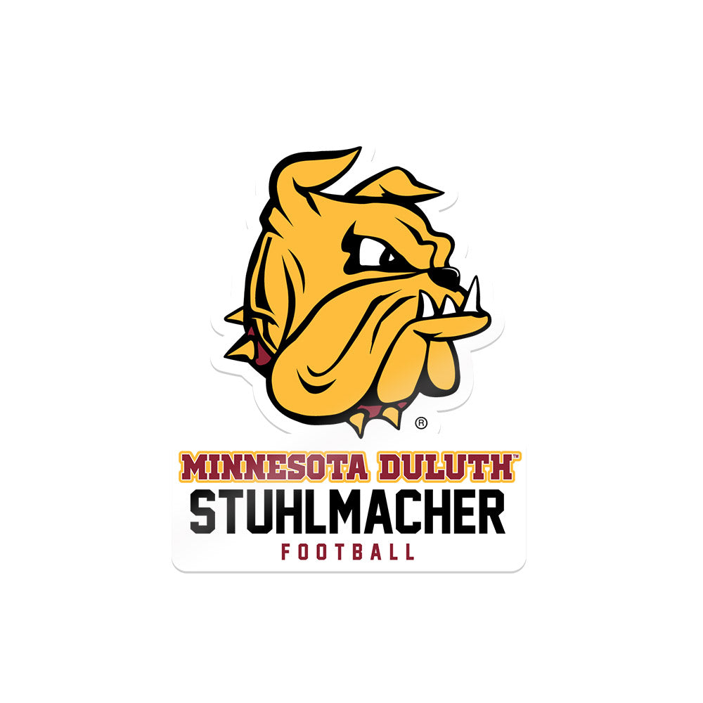 UMN Duluth - NCAA Football : Max Stuhlmacher - Sticker-0