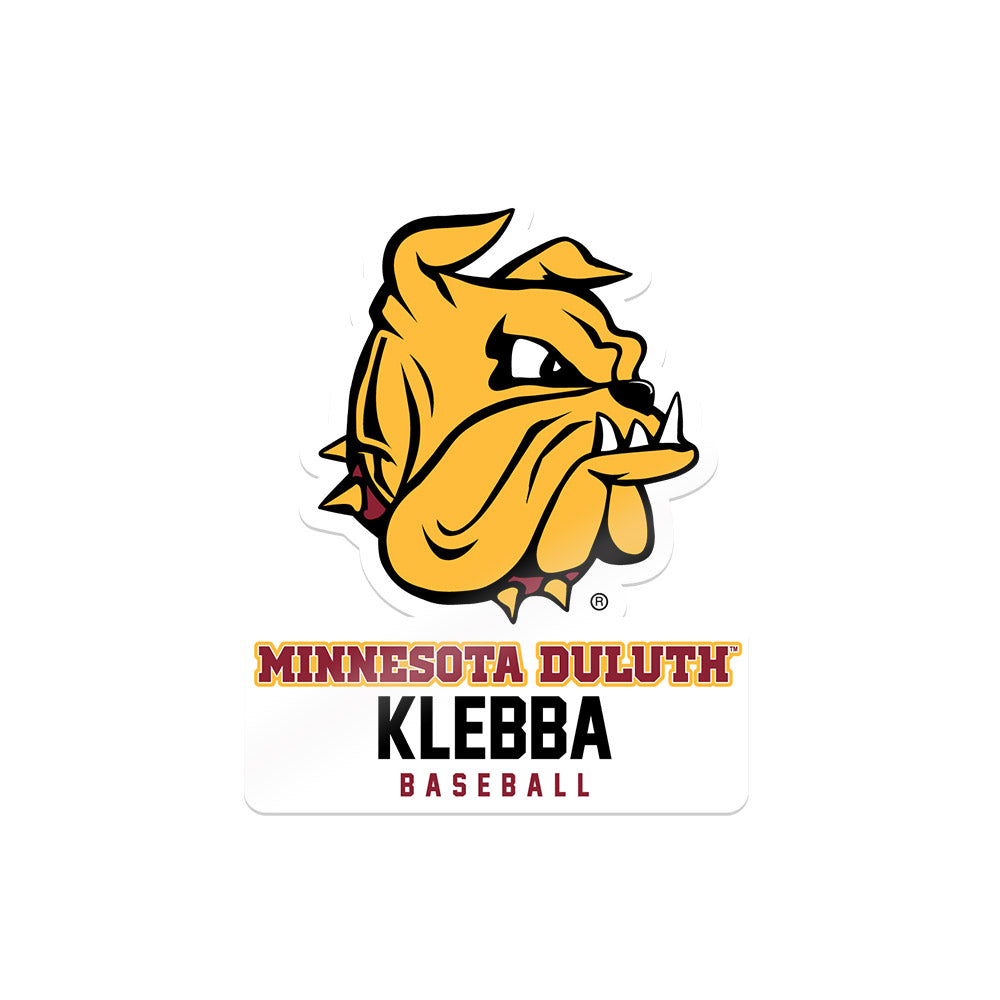 UMN Duluth - NCAA Baseball : Caden Klebba - Sticker-0