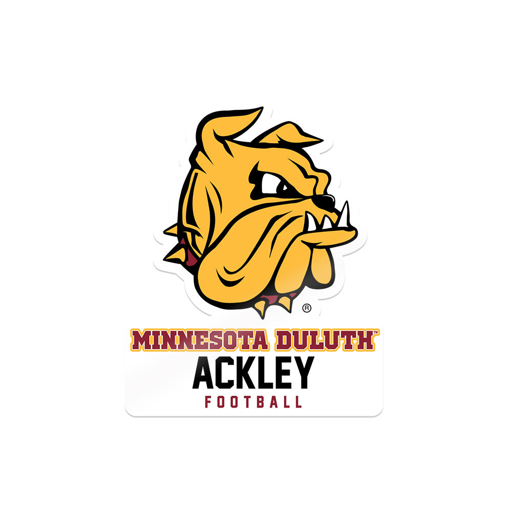 UMN Duluth - NCAA Football : Ean Ackley - Sticker-0