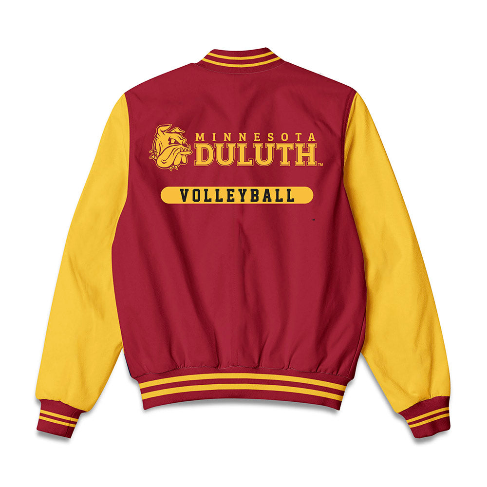 UMN Duluth - NCAA Women's Volleyball : McKenzie Burke - Bomber Jacket-1