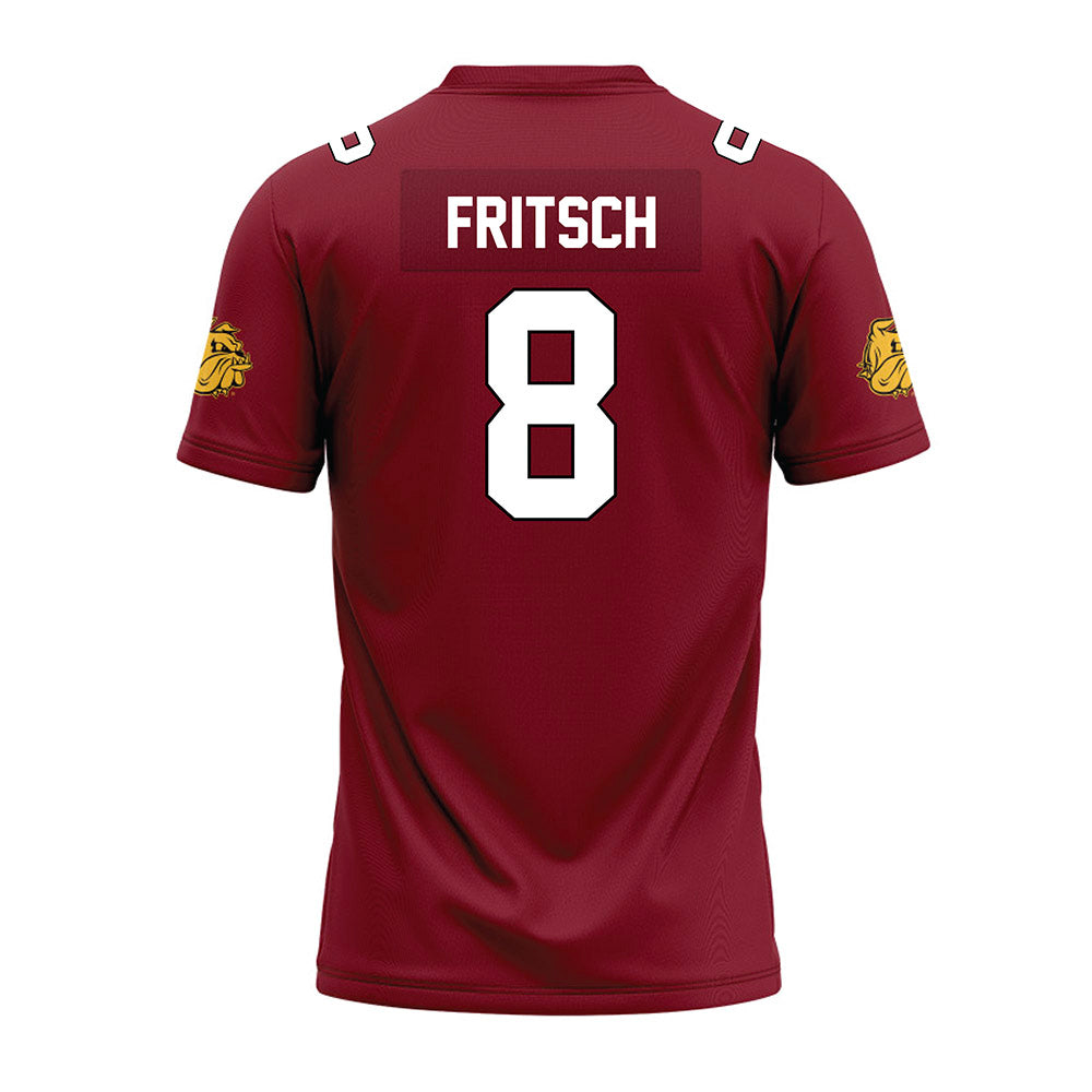 UMN Duluth - NCAA Football : Ben Fritsch - Maroon Premium Football Jersey-1