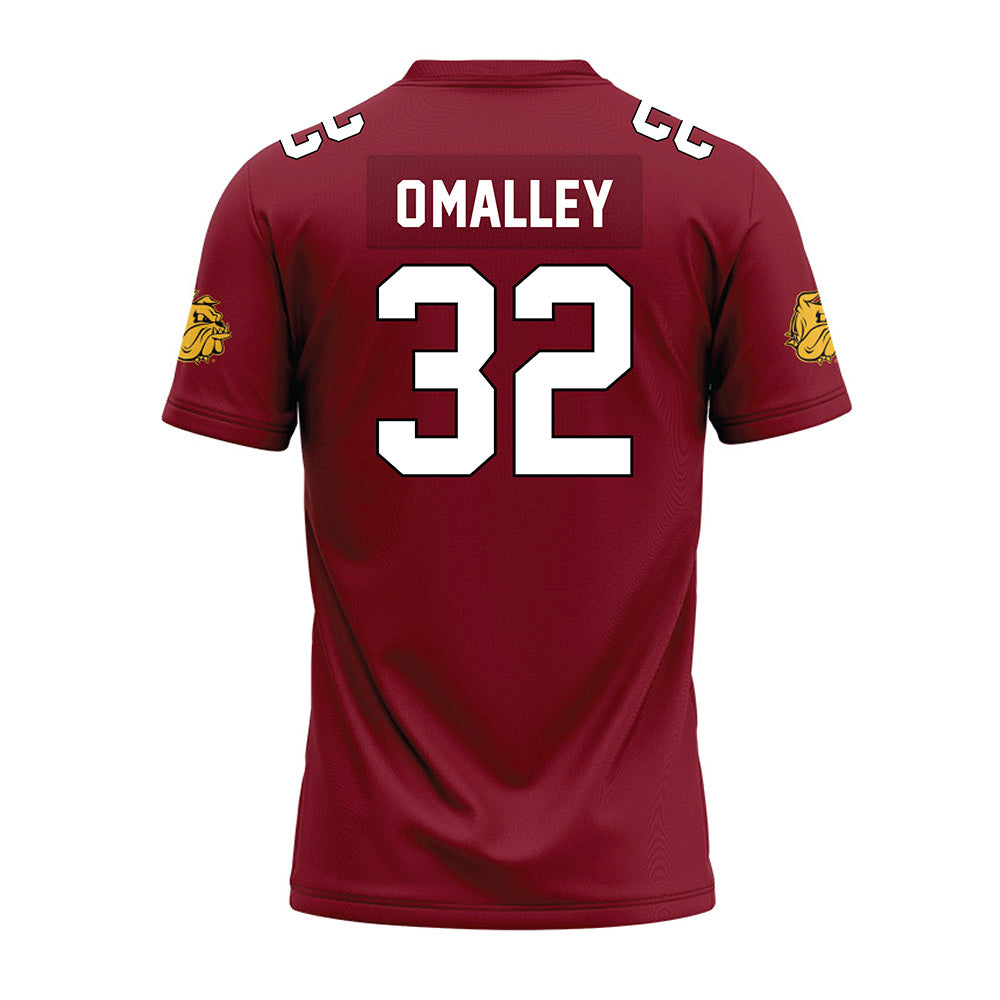 UMN Duluth - NCAA Football : Francis O'Malley - Maroon Premium Football Jersey-1