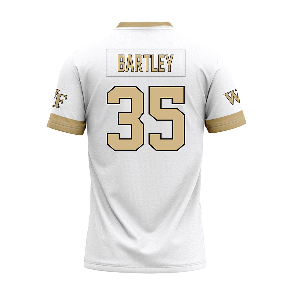 Wake Forest - NCAA Football : Koredell Bartley - White Premium Football Jersey-1