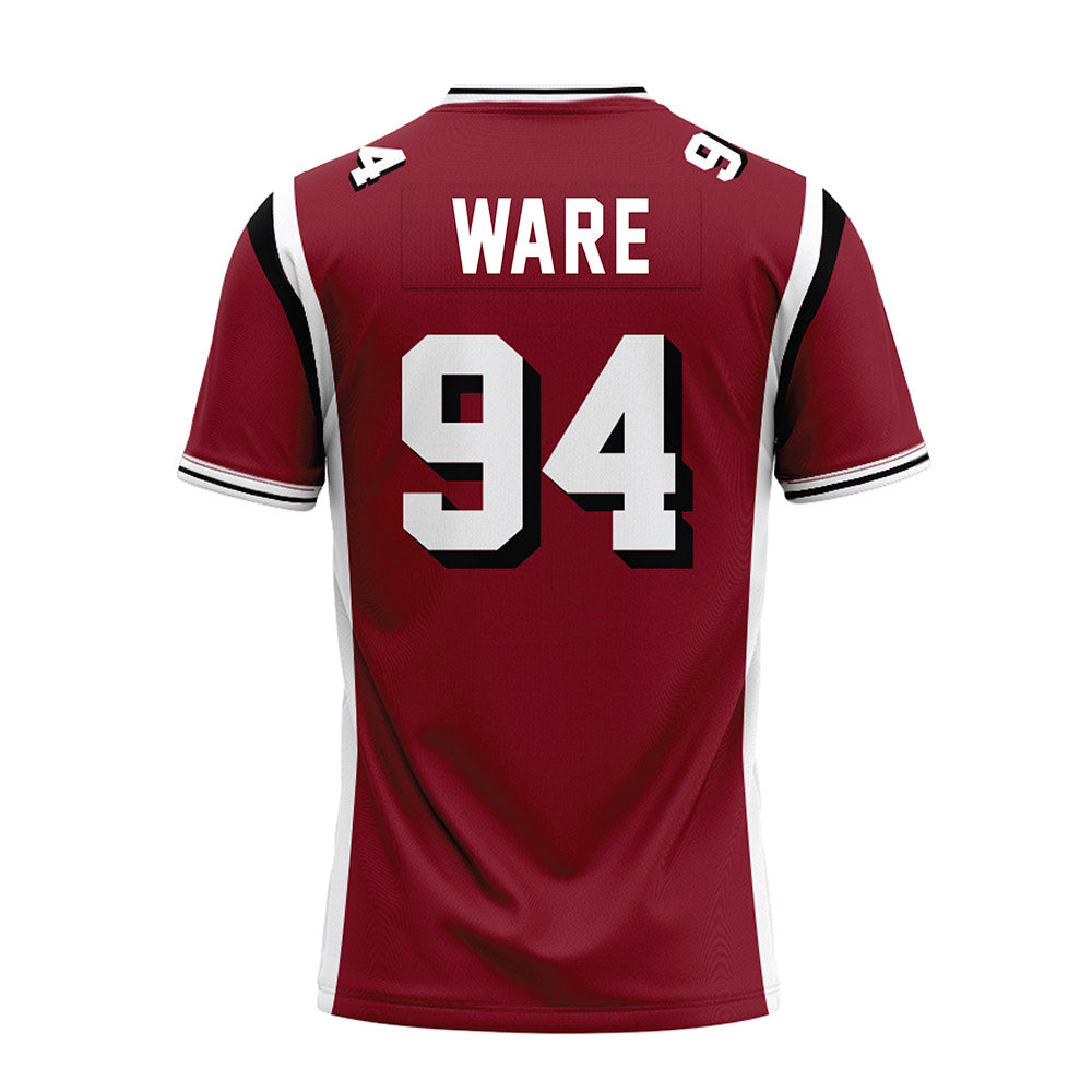 Troy - NCAA Football : Demarcus Ware - Legends Cardinal Premium Football Jersey