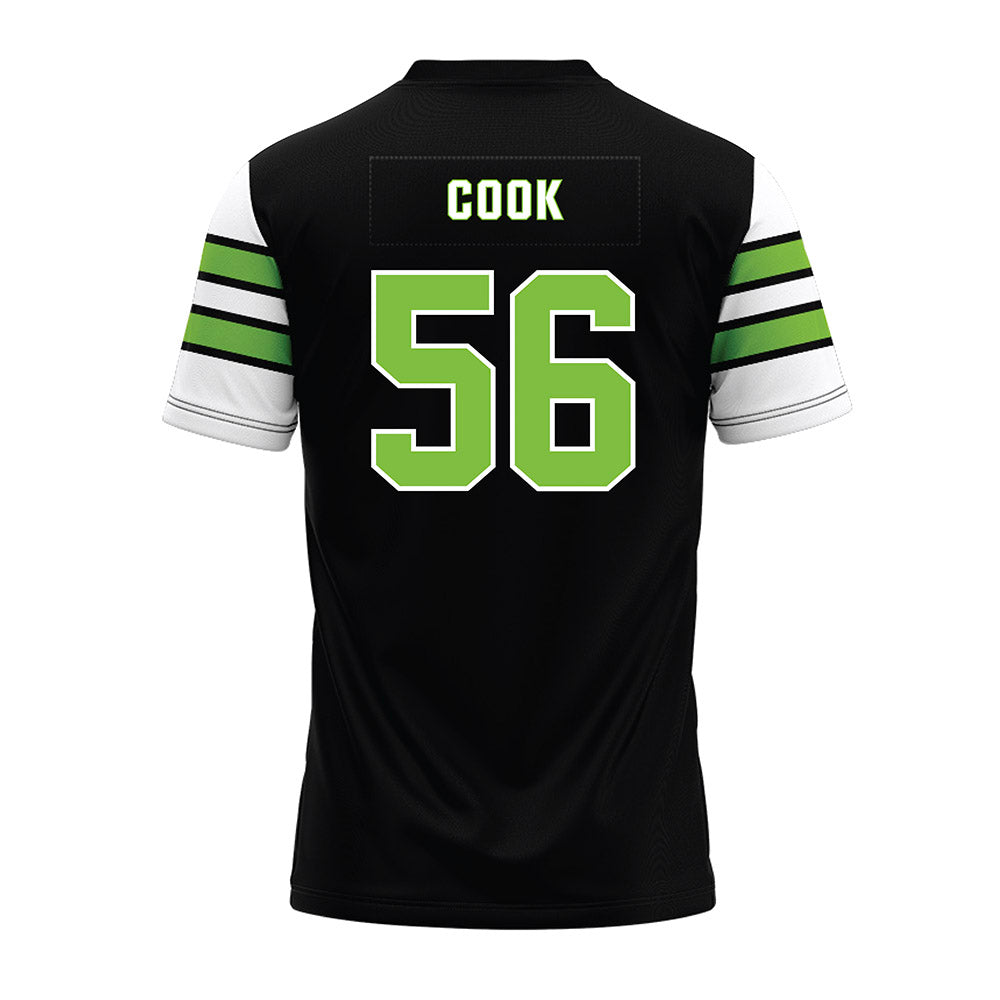 UAB - NCAA Football : Myles Cook - Black Premium Football Jersey-1