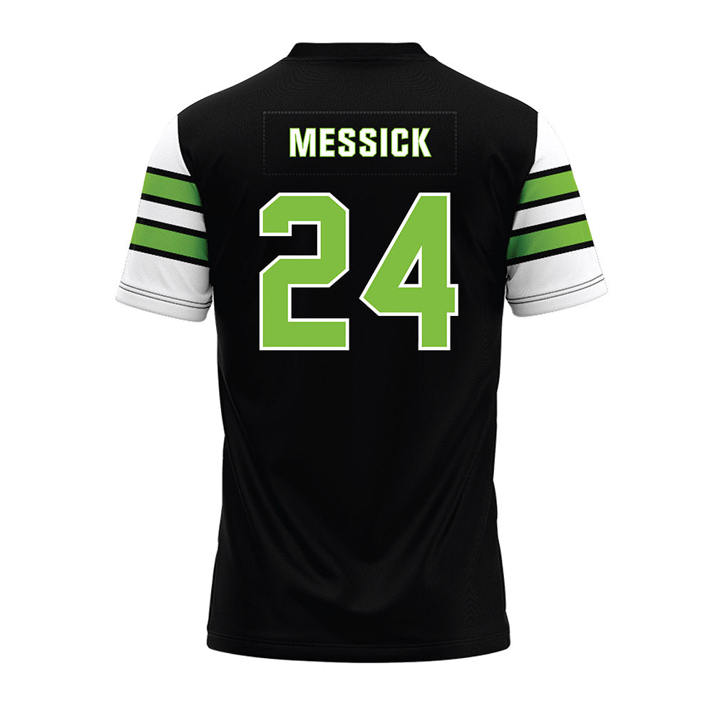 UAB - NCAA Football : Gage Messick - Black Premium Football Jersey-1