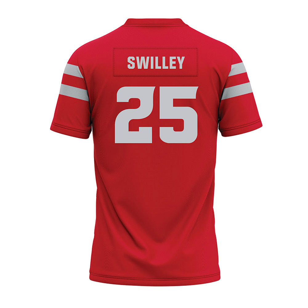 Louisiana - NCAA Football : Hutch Swilley - Premium Football Jersey-1