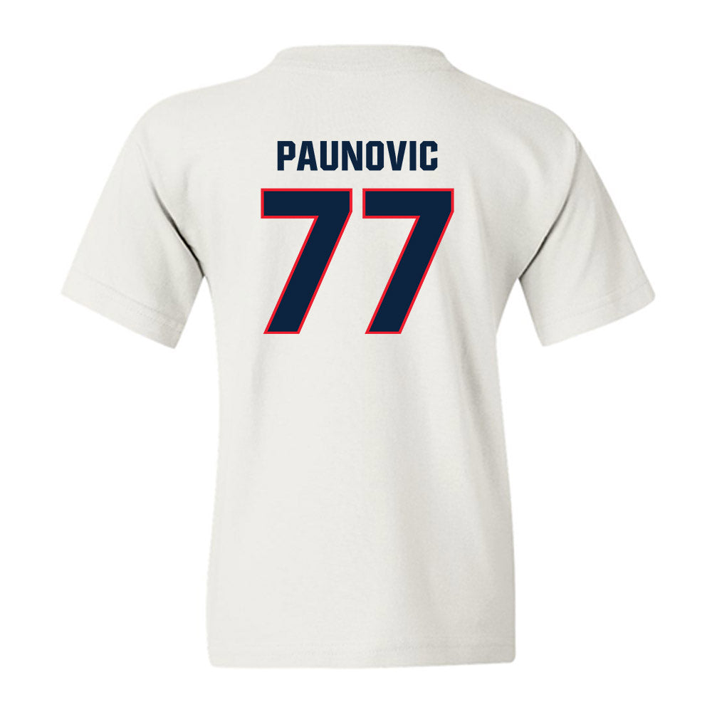 UConn - NCAA Men's Basketball : Uros Paunovic - Classic Shersey Youth T-Shirt-1